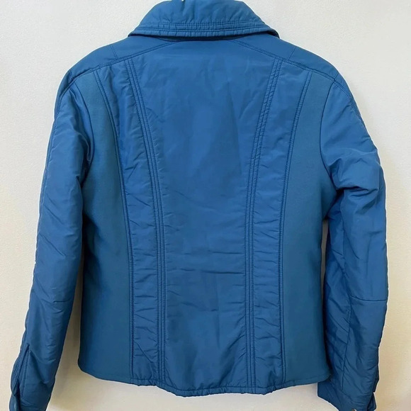 Anba of Austria VNTG 80s/90s size 14 Blue Puffer SKI Jacket Made in Austria - Picture 8 of 15